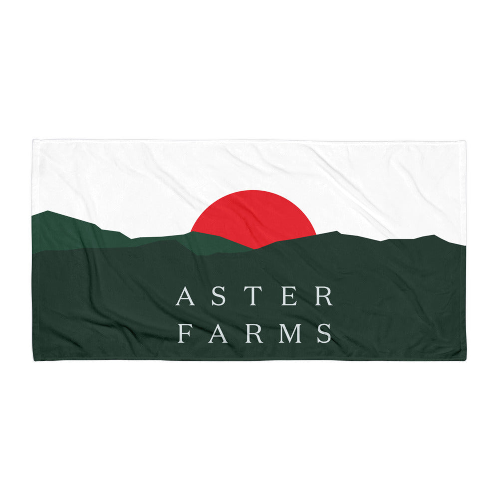 Aster Farms Mountainscape Towel